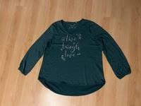 Shirt von Gina, Gr. 46, langarm, grün, Vokuhila Bayern - Kulmbach Vorschau