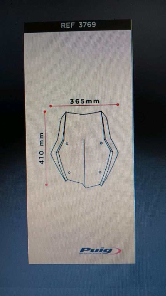 BMW F 750 850 GS Puig Scheibe Verkleidungsscheibe 03769 W in Frei-Laubersheim