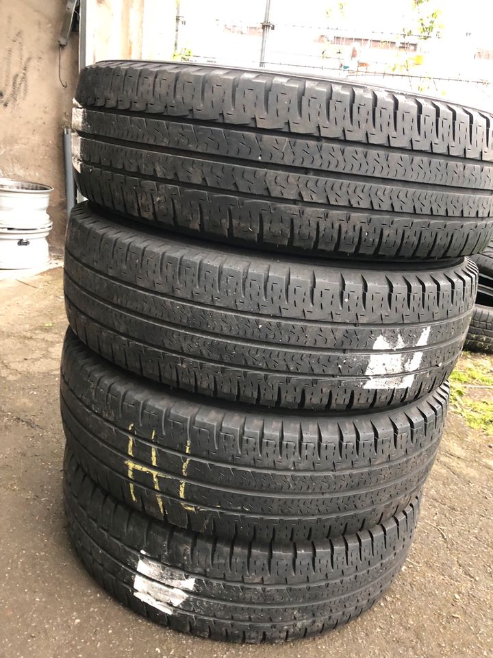 4x Winterreifen 225 75 16c p Michelin mit Montage M+S Camping in Duisburg