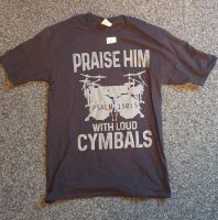 Drummer T-Shirt Psalm 150:5 "Praise him with loud Cymbals" Nordrhein-Westfalen - Siegen Vorschau