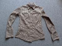 Vintage Langarmbluse, Bluse, Gr. 34 bzw. ca. Gr. XS, hellbraun Eimsbüttel - Hamburg Eidelstedt Vorschau
