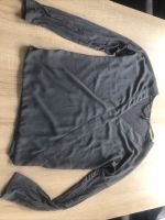 Jean Pascale Blusenshirt Shirt XS 34 Grau Anthrazit Wickeloptik Nordrhein-Westfalen - Stolberg (Rhld) Vorschau