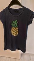 Shirt Tshirt Pulli Damen Gr. 36 S M Ananas Pailletten Blazer blau Niedersachsen - Delmenhorst Vorschau