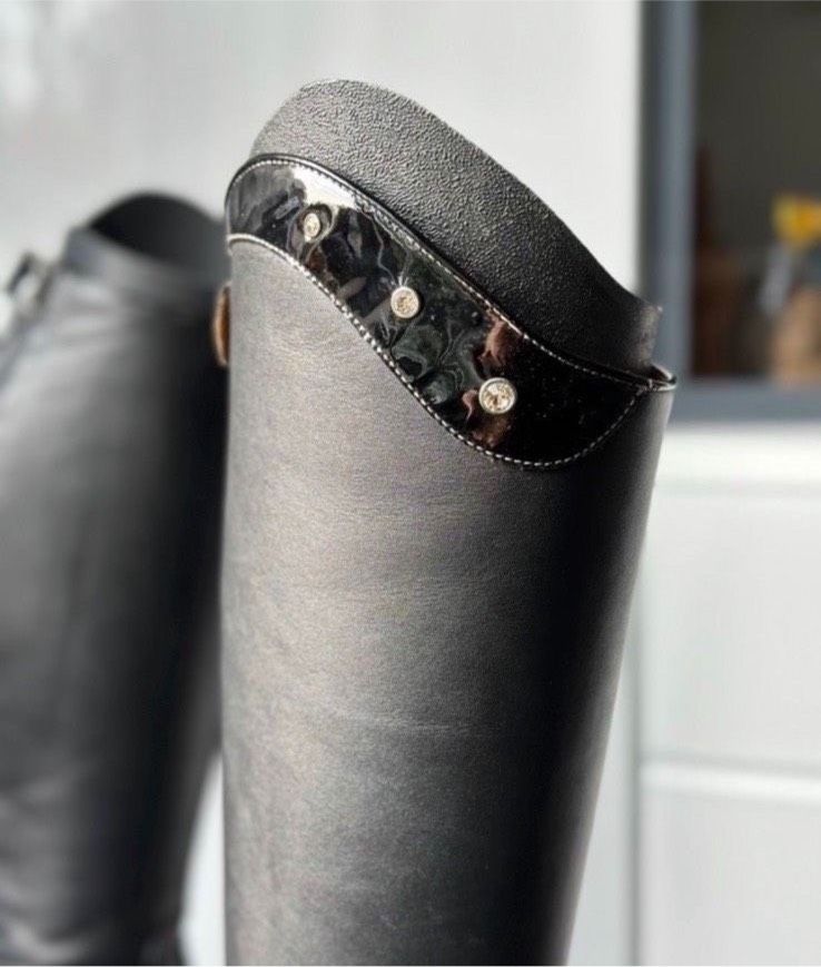 Reitstiefel Glitzer und Lack in Oestrich-Winkel