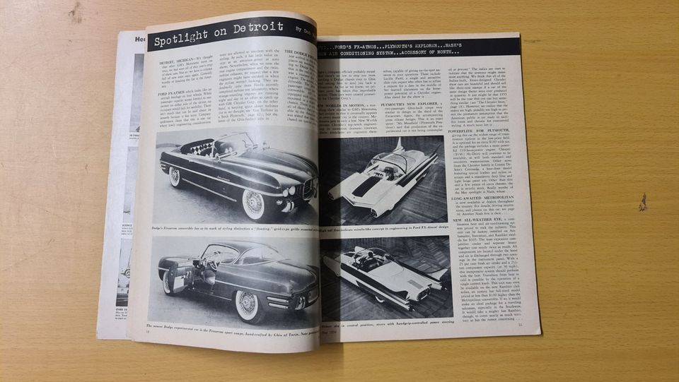 Motor Trend Magazin Mai 1954 / Pontiac, Mercury, DeSoto, Triumph in Besigheim