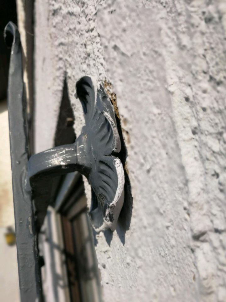 Schmiedeeisene Fenstergitter in Hüttlingen