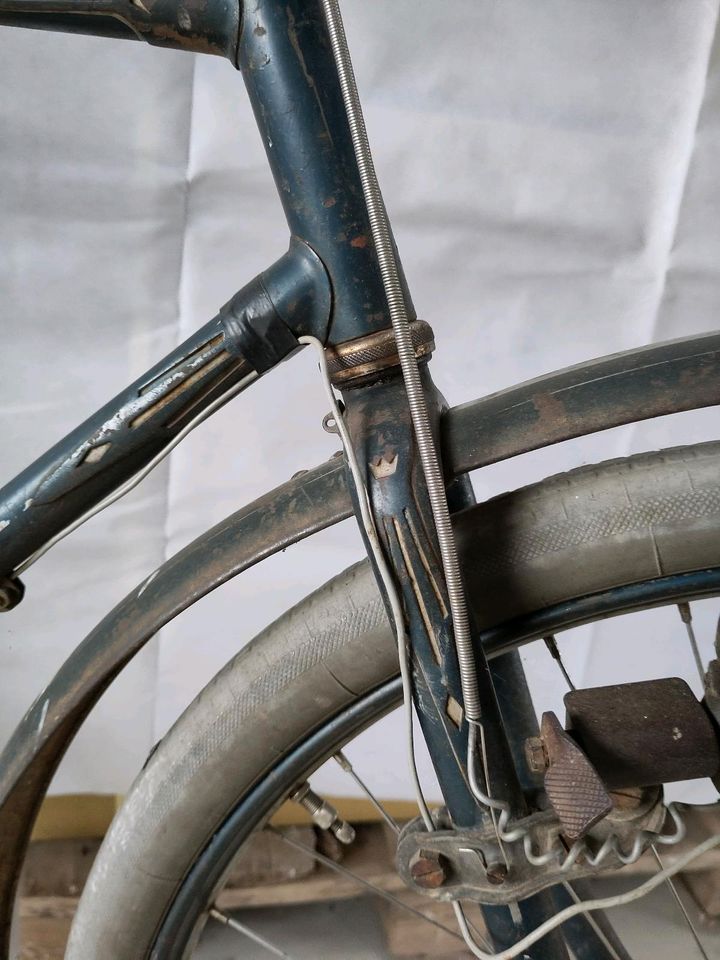 Oldtimer Fahrrad King, Moped Rahmen, Schweden in Weißenberg