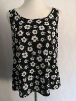 Damen Top Bluse Shirt * Schwarz mit weißen Blumen * Gr..40 * ATMO Nordrhein-Westfalen - Kamp-Lintfort Vorschau