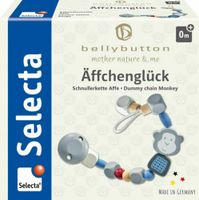 Selecta Bellybutton Äffchenglück Schnullerkette Holzspiel 64024 Bayern - Salgen Vorschau