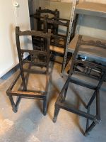 6 Stühle Holz zum restaurieren Esszimmer Hessen - Fuldatal Vorschau