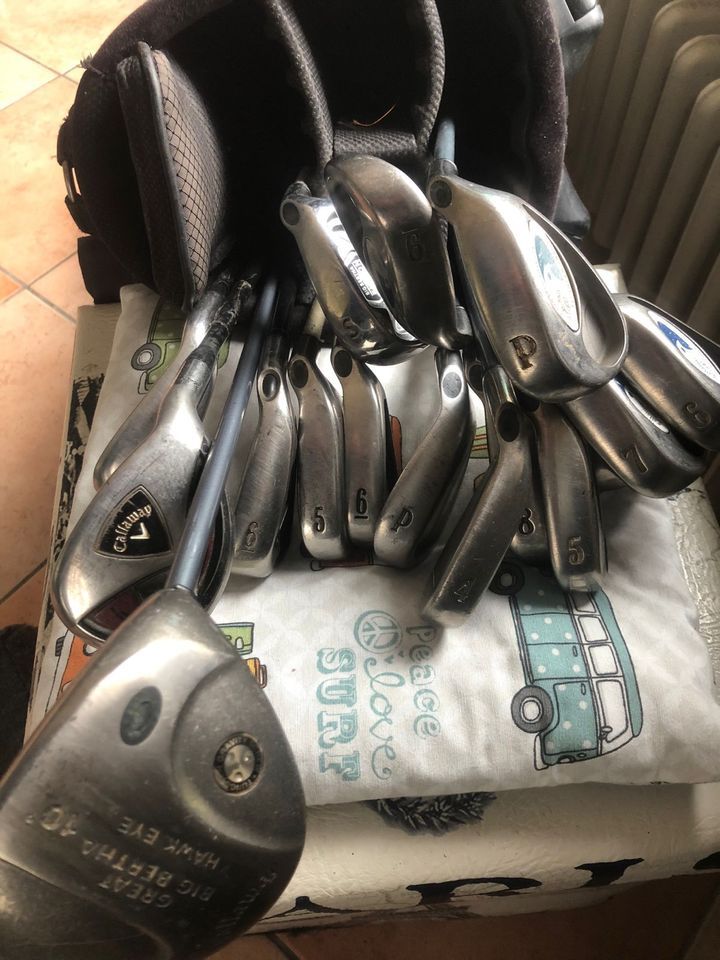 Golfschläger Callaway ca 16 Stück mit Tasche in Mönchengladbach