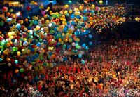 14.02.2025 Lachende Kölnarena Innenraum vorne Köln Karneval Nordrhein-Westfalen - Mönchengladbach Vorschau