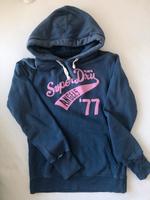 Superdry Hoodie, Blau/pink, keine Mängel Hessen - Bensheim Vorschau