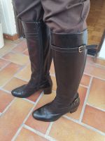 Stiefel von Luis Gonzalo-Gr.37-Handmade-Schwarz-Echt Leder Hessen - Wildeck Vorschau