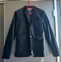 Neuwertig! H&M Samt Jacke Anzug Jacke Gr. 170 in marine für Jungs Berlin - Charlottenburg Vorschau