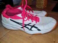 Asics Hallenschuhe,Größe 40,5 / 9, weiß/pink/schwarz Nordrhein-Westfalen - Monschau Vorschau