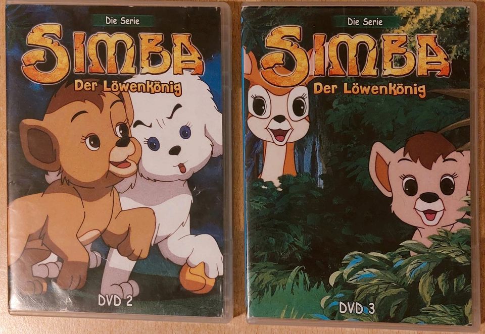 2 DVDs die Serie SIMBA der Löwenkönig in Bad Münder am Deister