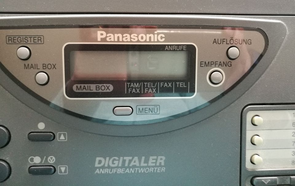 Faxgerät mit Telefon und AB, PANASONIC, und Thermopapier in Düsseldorf