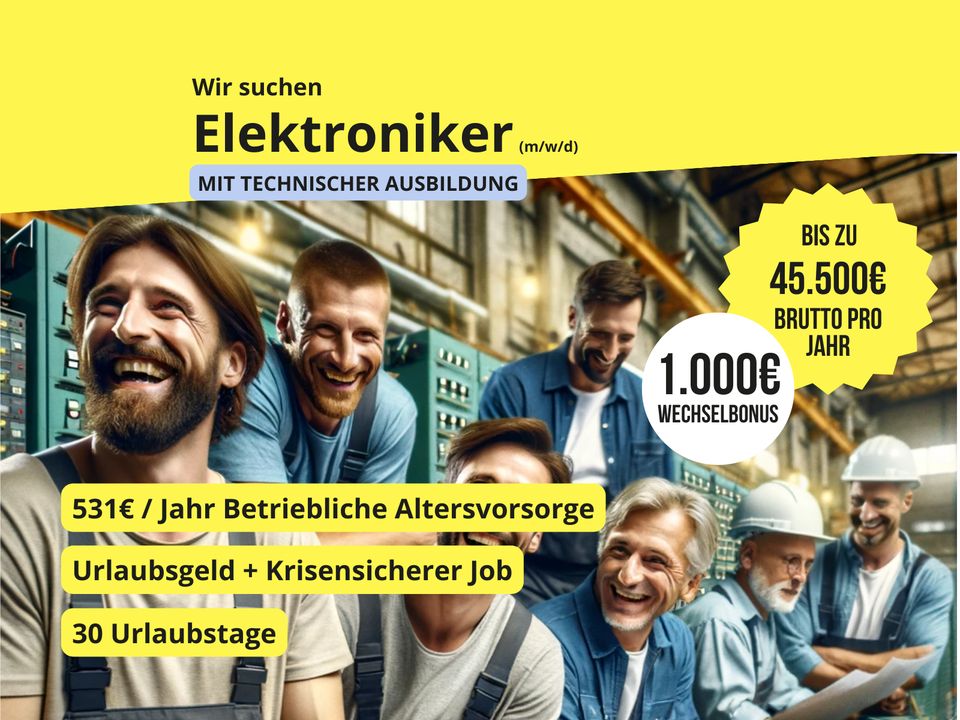 Elektroniker für Automatisierungs- und Betriebstechnik (m/w/d) in Nordhausen