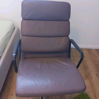 Soft Pad Chair EA 216 Vitra Stuhl Leder LAVA N 1978 Sammler Baden-Württemberg - Weil am Rhein Vorschau