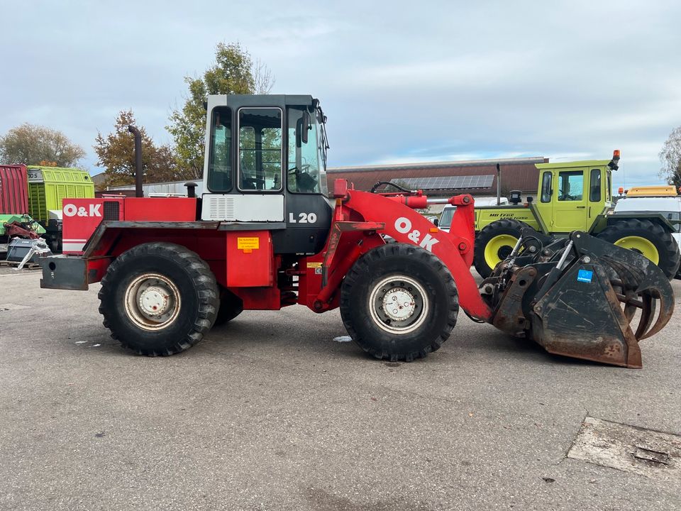 O&K L20 Schnellwechselsystem Volvo Hydr. BJ 1997 40 km/H in Dinkelscherben