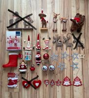 diverse Weihnachtsdeko/Weihnachten/Advent/Deko - rot/Holz/silber Bayern - Landshut Vorschau