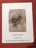 friedlaender galerie peerlings 1992 ausstellungsplakat poster Nordrhein-Westfalen - Raesfeld Vorschau