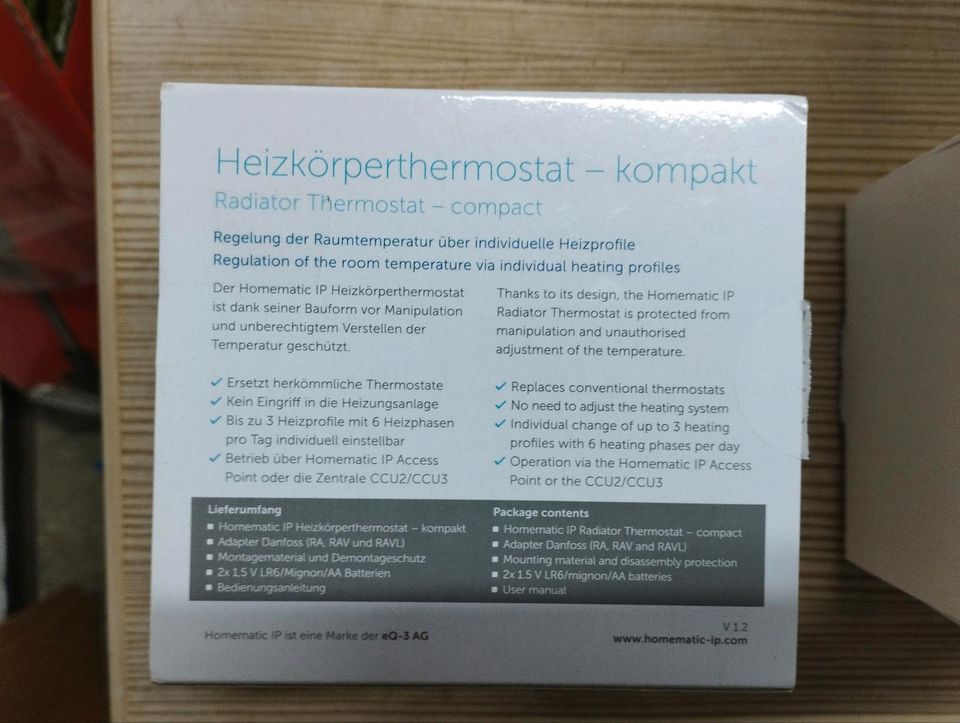 Homematic Heizkörperthermostat WLAN Thermostat Restposten in Forbach