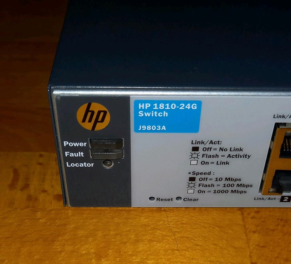 HP ProCurve 1810-24G Switch J9803A            24x Gigabit Ports + in Berlin