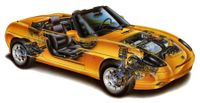 Fiat Barchetta von 1994 - Bild Schnittzeichnung Niedersachsen - Verden Vorschau