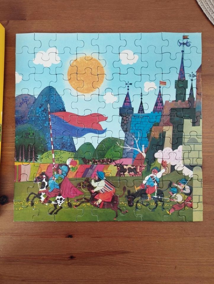 RAVENSBURGER PUZZLE Die Ritter 81 Teile Vintage 1976 823 5 828 9 in Enger