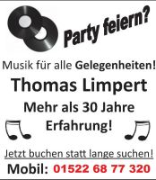 .DJ...Ich glaub es geht schon wieder los...Jetzt buchen !!! Hessen - Ludwigsau Vorschau