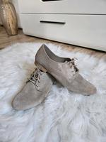 leichter Schnürschuh Halbschuh aus Nizza Leder Goldpunkte Gr. 38! Sachsen - Görlitz Vorschau