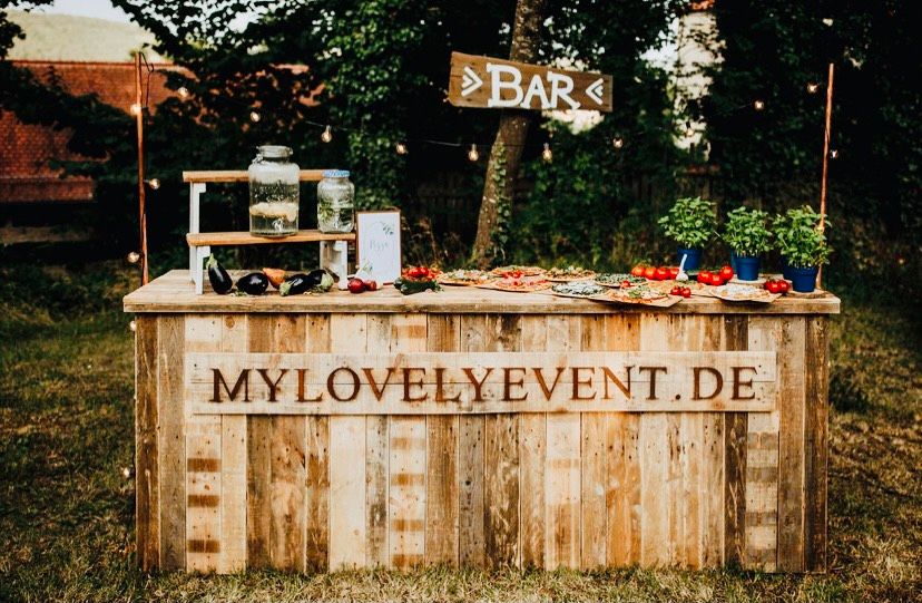 Hochzeit Sektempfang Mobile Bar Prosecco Rad mieten in Sommerhausen Main