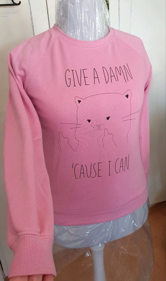 Pullover "give a damn 'cause i can" in Stockstadt a. Main