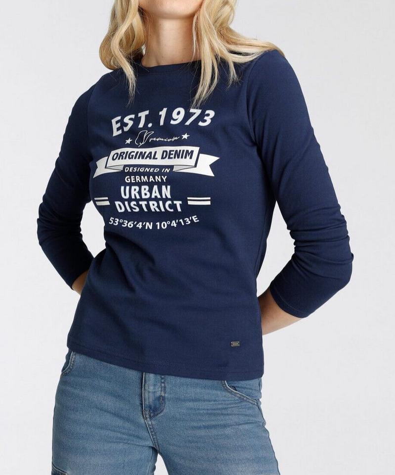 Arizona Longsleeve Langarmshirt Dunkelblau 32/34 neu in Warendorf