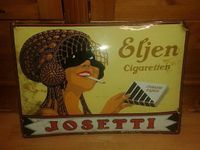 SUCHE Josetti Eljen Cigaretten Schild Reklame Emailschild Leipzig - Leipzig, Südvorstadt Vorschau