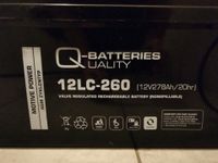 Q-Batteries 12LC-260 5 Stück Blei AGM Cycle Solar Batterie Bayern - Igling Vorschau