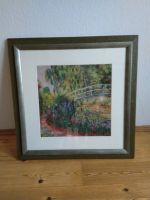 Monet Brücke Kunstdruck 39x39 cm Bild Rahmen 65x65 cm hinter Glas Horn-Lehe - Lehesterdeich Vorschau