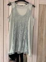 Tredy Spitze Steinchen Longshirt Top Shirt Gr. 42 Mint Neu Aachen - Laurensberg Vorschau