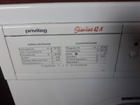 Privileg-Waschmaschine Slim 42N, schmal, reparaturbedürftig Sachsen-Anhalt - Quedlinburg Vorschau