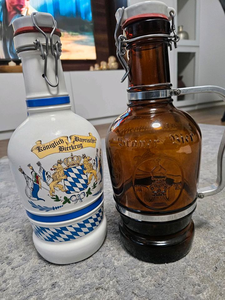 Antik  Bügelflaschen Bierkrug in Hamburg