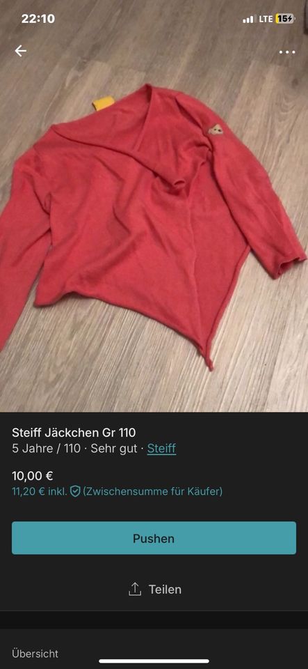 Steiff Sommer Paket Gr 110 in München