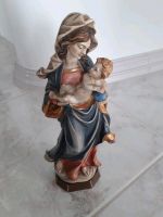 Madonna mit Jesukind, Holzschnitzerei, bemalt Bayern - Piding Vorschau