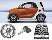 Smart Fortwo 451 15 Zoll Winterreifen Felgen 4x100 Smart ForFour Nordrhein-Westfalen - Hattingen Vorschau