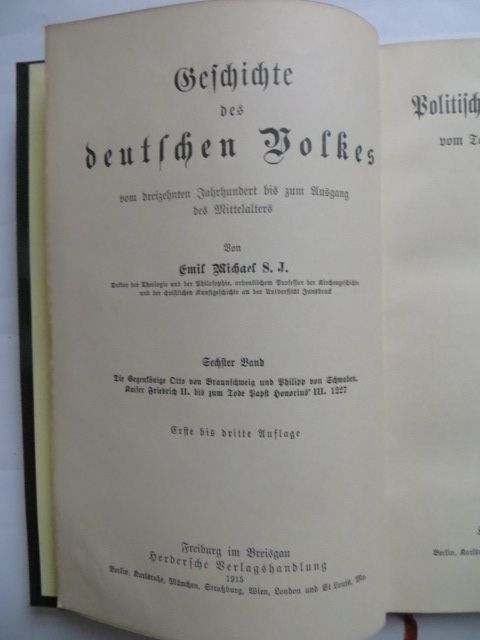 Antiquariat Geschichte des Deutschen Volkes 1915 in Bedburg