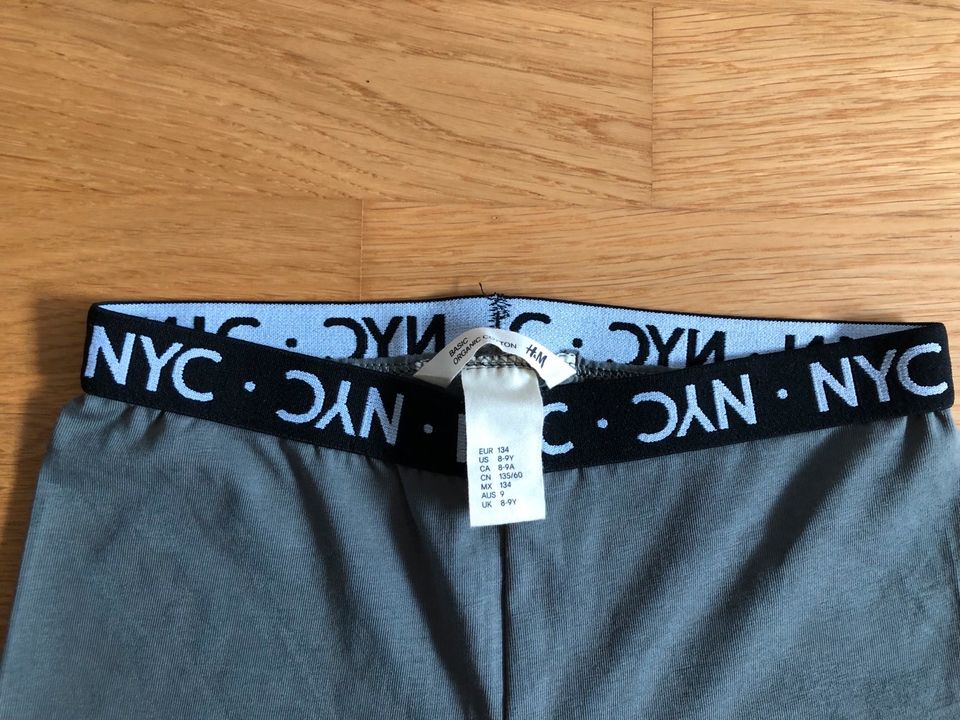 2x 3/4-Leggings Capri H&M NYC in Gr. 134 - neu in Taunusstein