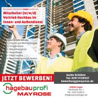 Mitarbeiter (m/w/d)Vertrieb Hochbau Innen- und Außendienst Lingen Lingen (Ems) - Wachendorf Vorschau