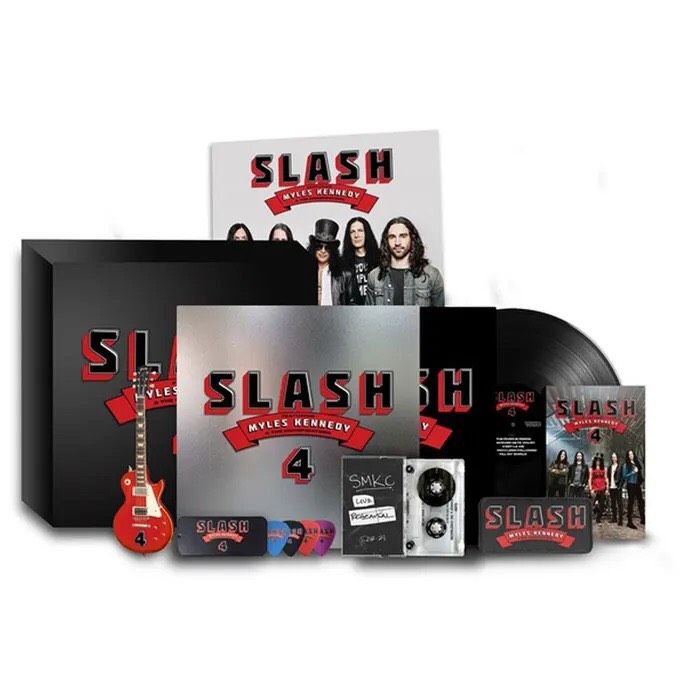 Slash - 4 - Deluxe Box incl vinyl CD MC mini Gitarre etc neu in Schimberg