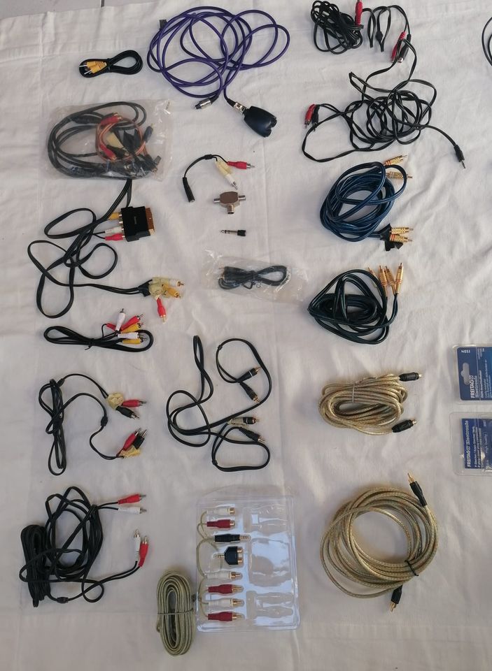 Lautsprecherkabel ISDN Hifi Adapter Elektrokabel PC Cinch Kabel in Obersulm